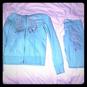 Aeropostale XS Jacket & Sweatpants Set